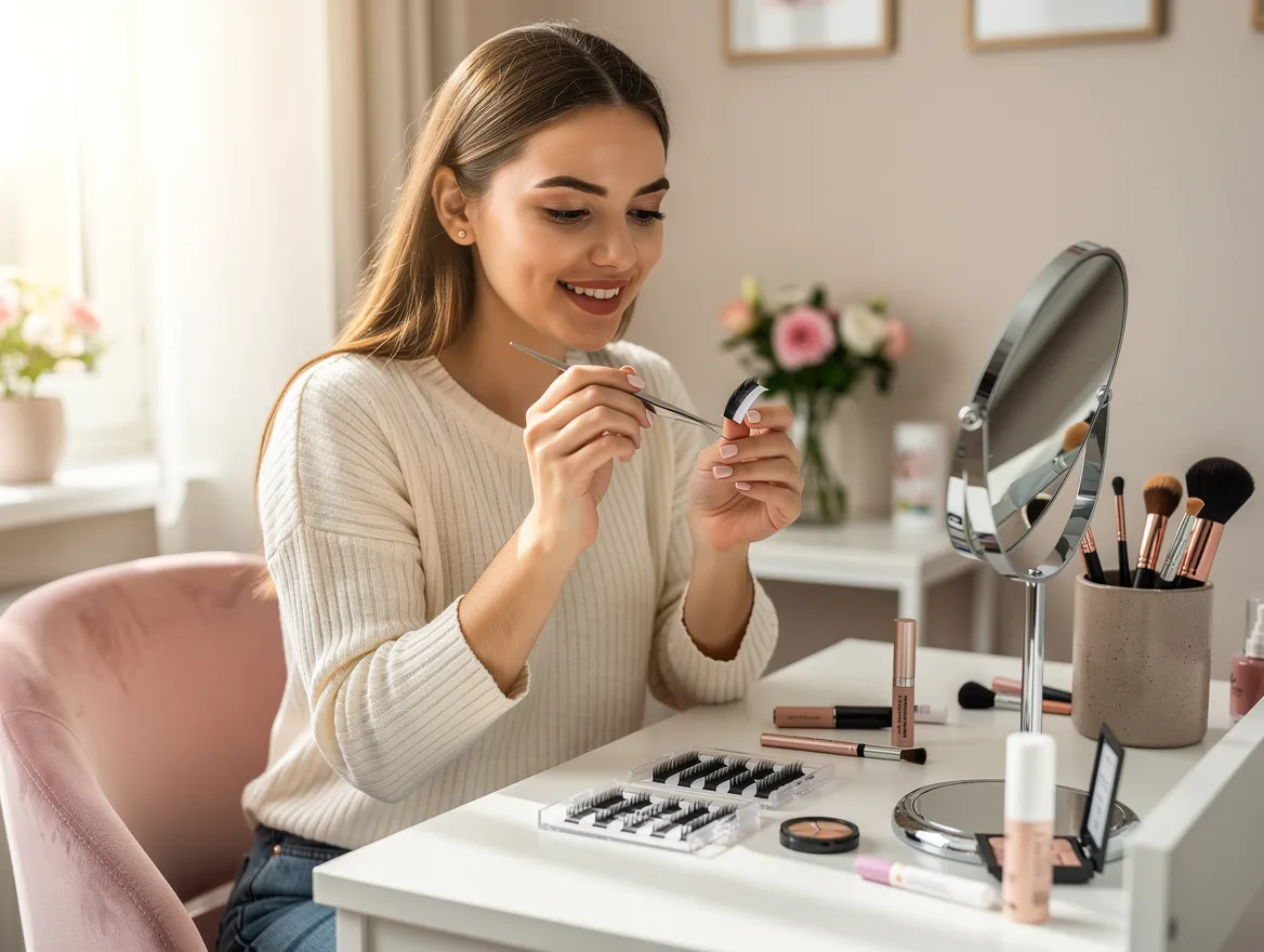 Rõõmus naine ilunurgas